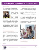 Adquisicion de experiencia