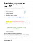 Enseñar y aprender con TIC