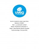 Filosofía de la educación V1