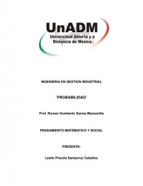 PENSAMIENTO MATEMATICO Y SOCIAL. Página 1