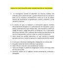 TRABAJO DE INVESTIGACIÓN SOBRE ADMINISTRACIÓN DE INVENTARIOS