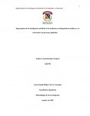 Importancia de la inteligencia artificial en la medicina y el derecho