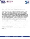 PLAN DE TRABAJO COORDINACIÓN DE ADMISIONES. ASESORES EDUCATIVOS