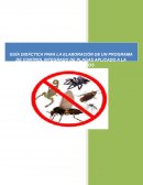 GUÍA DIDÁCTICA PARA LA ELABORACIÓN DE UN PROGRAMA DE CONTROL INTEGRADO DE PLAGAS APLICADO A LA PLANTA DE CARNICOS