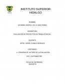 EVALUACION DE PROYECTOS DE TRABAJO SOCIAL