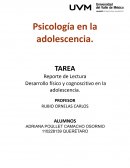 Desarrollo físico y cognoscitivo en la adolescencia