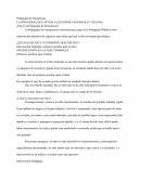 Pedagogía de Emergencia