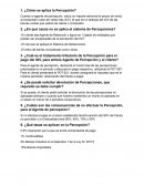 ¿Cómo se aplica la Percepción?