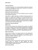 Marco teórico Costo de producción