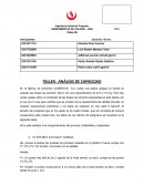 TALLER: ANÁLISIS DE CAPACIDAD