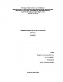 GENERALIDADES DE LA INVESTIGACIÓN