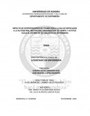 IMPACTO DE INTERVENCIONES DE PROMOCIÓN A LA SALUD ENFOCADAS A LA AUTOESTIMA, MOTIVACIÓN
