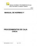 Manual de normas y Procedimientos caja chica GLC