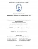 PLANIFICACIÓN DEL TRANSPORTE