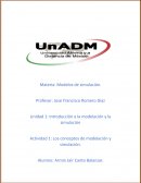 Los conceptos de modelación y simulación