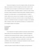 El proceso de investigación