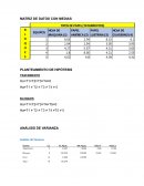 MATRIZ DE DATOS CON MEDIAS