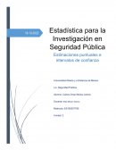 Inferencia Estadística Distribución muestral de medias y proporciones