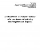 Absentismo y abandono escolar