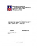 PROPUESTA DE UN PLAN DE SEÑALIZACIÓN PARA LA PREVENCIÓN DE RIESGOS EN LA ESCUELA TÉCNICA “FRANCISCO FAJARDO”. AÑO 2021-2022