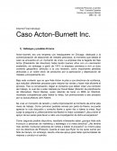 Informe Final Individual Caso Acton-Burnett Inc.