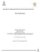 Toma de desiciones éticas para las empresas
