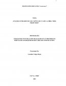 ANÁLISIS LITERARIO DE LOS CAPÍTULOS 5 Y 6 DE LA OBRA “RIOS PROFUNDOS”