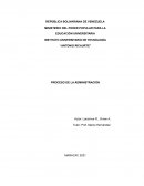 PROCESO DE LA ADMINISTRACIÓN