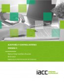 Auditoría y Control Interno