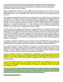 Tuberculosis. Página 1