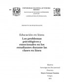 EDUCACION EN LINEA, PROBLEMAS EN PANDEMIA