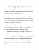 Los ideales independentistas desde dos puntos de vista diferentes, pero similares