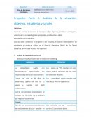 Análisis de la situación, objetivos, estrategias y canales