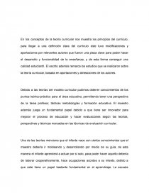 CONCEPTOS BÁSICOS DE LA TEORÍA CURRICULAR. Página 5