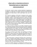 La importancia de la literacidad para un ingeniero electromecanico