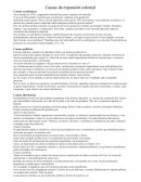 Causas expansion colonial