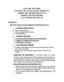 GUIA DE ESTUDIO DERECHO ADMINISTRATIVO