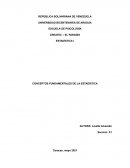 Conceptos fundamentales de la estadística