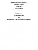LAS OBLIGACIONES Y CONGTRATOS EN EL DERECHO ROMANO