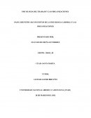 IDENTIFICAR CONCEPTOS DE LA PSICOLOGIA LABORAL Y LAS ORGANIZACIONES