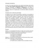 El proceso de enseñanza de la unidad de aprendizaje