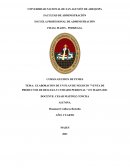 ELABORACION DE UN PLAN DE NEGOCIO "VENTA DE PRODUCTOS DE BELLEZA Y CUIDADO PERSONAL " EN MAJES 2021