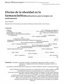 Efectos de la obesidad en la farmacocinéticaImplicaciones para la terapia con medicamentos
