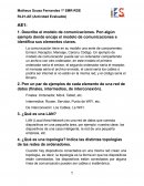 AE- Actividad. Describe el modelo de comunicaciones