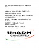Actividad: investigación y sociedad el conocimiento ¿Con qué postura te identificas y por qué?