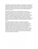 Investigación de operaciones es la aplicación de las matemáticas