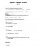 Literatura prerrenacentista