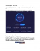 Mantenimiento cada mes