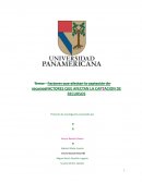Factores que afectan la captacion de recursos