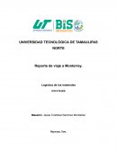 Reporte de VIAJE A MONTERREY